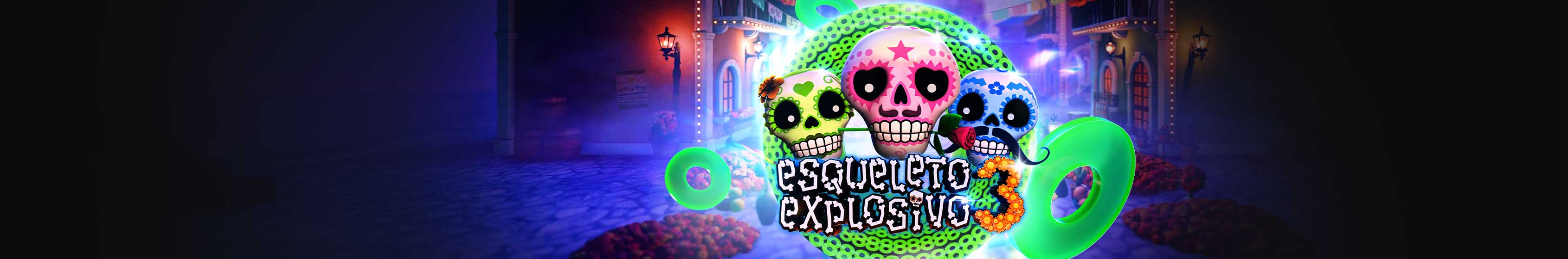 Esqueleto Explosivo 3 Slot